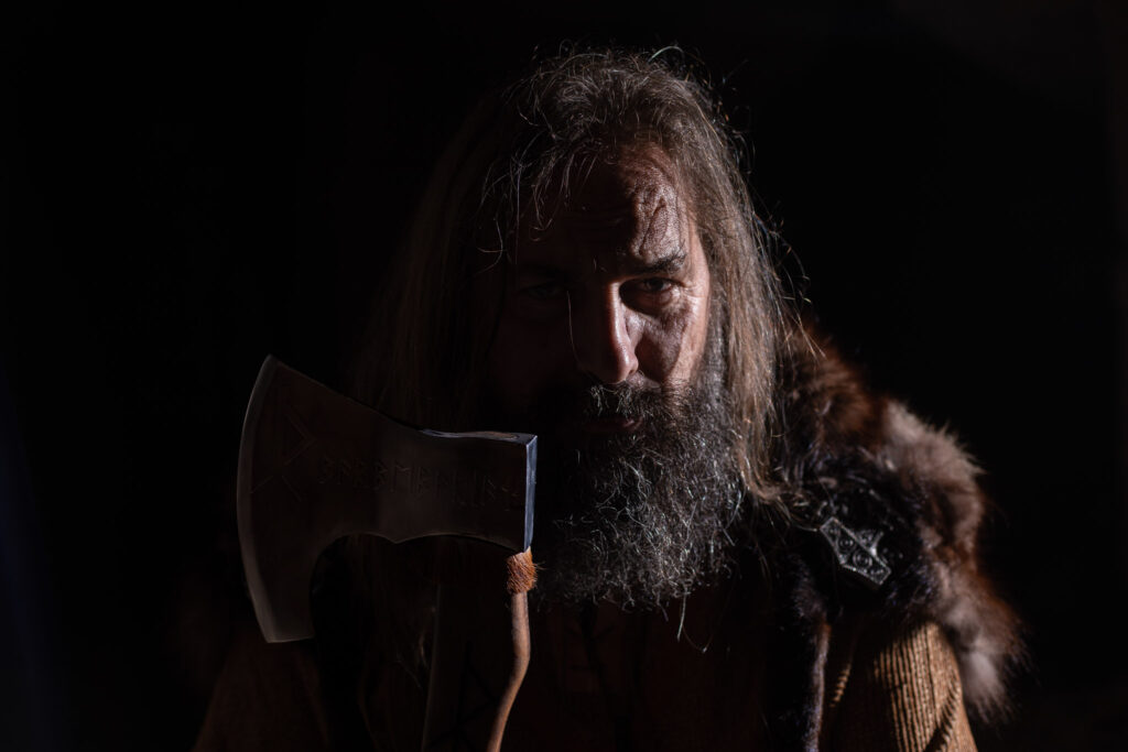 Barbebarian viking photographe barbe bière