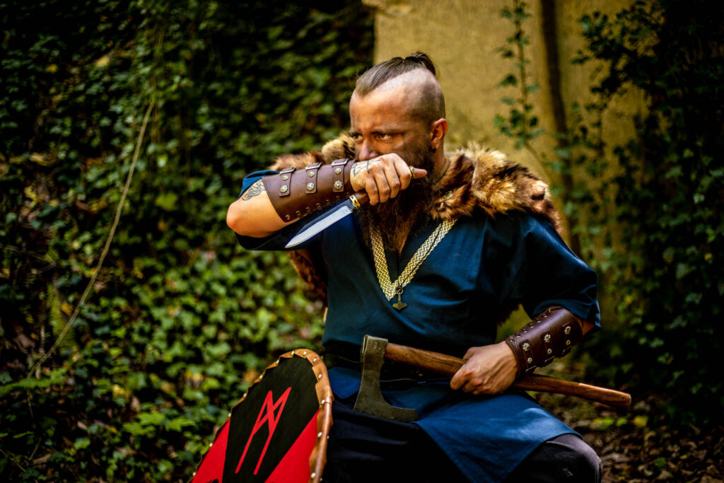 Barbebarian viking photographe barbe bière
