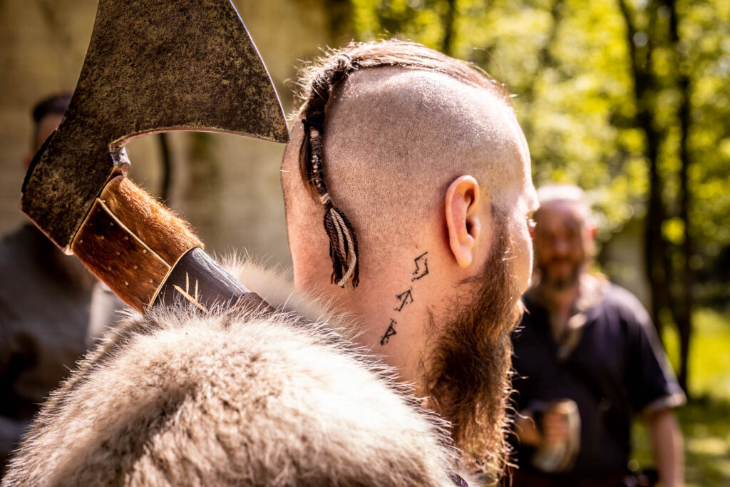 Barbebarian viking photographe barbe bière