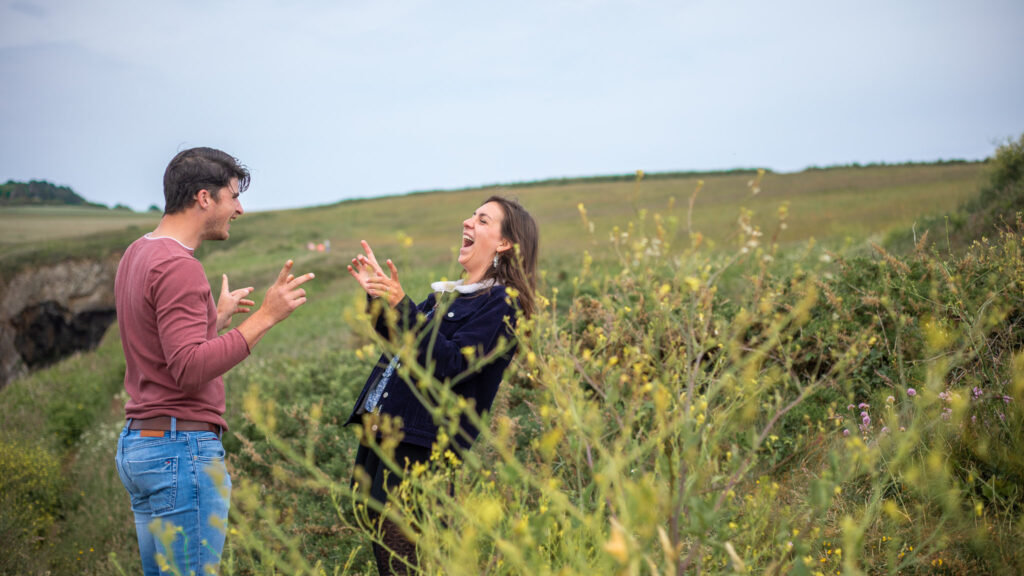 séance couple séance fiançailles séance engagement mariage Crozon Camaret Morgat Photographe de mariage Crozon